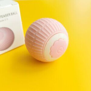 Mini Smart Pet Toy Ball Auto Obstacle Avoidance USB-C Rechargeable Colorful Ligh